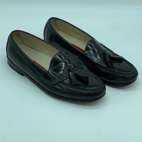 Cole Haan Dark Brown Pinch Tassel Loafers 10D main image 4